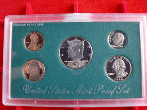 United States Mint Proot Coin Set 1996 アメリカ　ケネディ