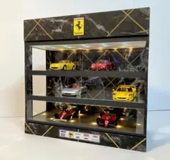 1/43展示15台可・Gリーフ&大理石・3層式ディスプレーBOX/ネオジオラマ