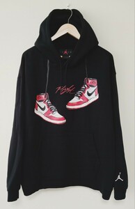 美品 XL NIKE AJ1 HIGH 1985 CHICAGO HOODIE 2022年 AIR JORDAN FLIGHT ナイキ ジョーダン 1 シカゴ プルオーバー パーカー フーディー