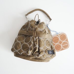 2024SS / 未使用 / mina perhonen×PORTER ミナペルホネン ポーター / tambourine 2WAY TOOL BAG バッグ / ev1562 / 2406-0154