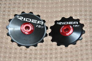 RIDEA 純正プーリー 13-15T セラミック仕様　黒