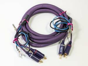 ▼▼ アゼスト 「 LOW NOISE SHIELDED OFC PIN CABLE 」 長さ 2m ★ ADDZEST RCAケーブル アンプ ウーハー ウーファー