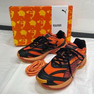 ☆PUMA VELOPHASIS LAYERS PLEASURES 《品番393301-02》スニーカー＜カイエンペッパー×アストロレッド＞【27.0cm】S28☆