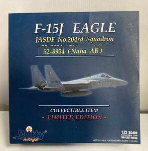 【未使用】WittyWings F-15J EAGLE イーグル 1/72 JASDF No.204rd Squadron 52-8954（Naha AB）　航空機
