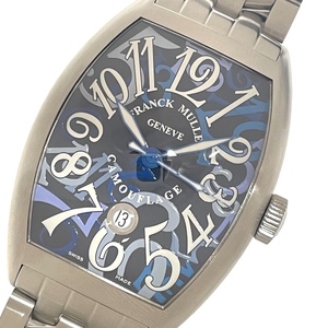 フランク・ミュラー FRANCK MULLER カサブランカ　カモフラージュ 8880CDTBR ネイビー ss 腕時計 メンズ 中古