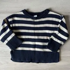 【baby GAP】ボーダーニットセーター(3years)