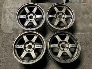 TE37 16インチ 8J+38 2本 7J+33 2本 PCD114.3 5H RAYS VOLKRACING