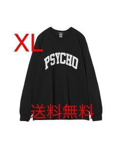 黒XL UNDERCOVER 22AW PSYCHO PATCHWORK LS TEE BLACK PSYCHOPHILIA アンダーカバー サイコ パッチワーク ロンT 長袖 Tシャツ