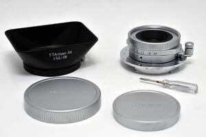 キレイ！ 銘匠光学　ライカ Mマウント シルバー　TTArtisan 28mm f/5.6　単焦点　軽量 コンパクト ☆☆