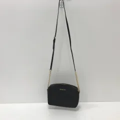 07w18498 MICHAEL KORS マイケルコース　ショルダーバッグ　レザーブラック　レディース  ショルダーバッグ  【中古品】