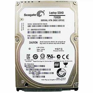 【中古】 Seagate シーゲイト 内蔵 ハードディスク Laptop SSHD 2.5 インチ 9.5mm 750G