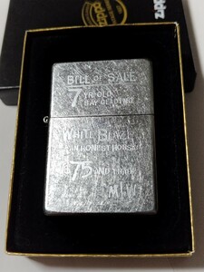 未使用品　Marlboro Zippo　1937 REPLICA　マルボロ　ジッポー　1937レプリカ　両面柄入り　バレル仕上げ　2000年製造　懸賞当選品　希少品