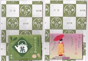 京都土産　あぶらとり紙　２冊　未開封