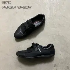 00s PRADA SPORT velcro shoes black