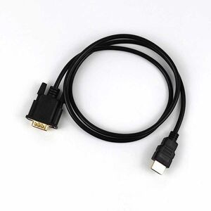 HDMI to VGA変換ケーブル アダプター 1M