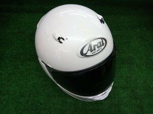 ★中古品★ Arai アライ ASTRO-GX アストロGX グラスホワイト XLサイズ(61～62cm) スモークシールド付き【他商品と同梱歓迎】