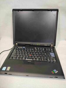 lenovo　IBM　ThinkPad　R60e　レノボ　ノートパソコン　アダプター付き　ジャンク (22_90121_3)