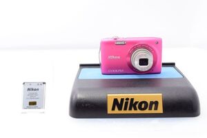 ■極上品■ Nikon Coolpix S3300 ストロベリーピンク