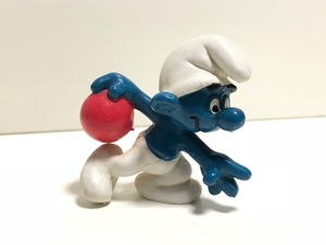 【 スマーフ PVC フィギュア 】 SMURF ヴィンテージ ボーリング スポーツ / SCHLEICH シュライヒ SMURF VINTAGE PVC FIGURE V6-31-40