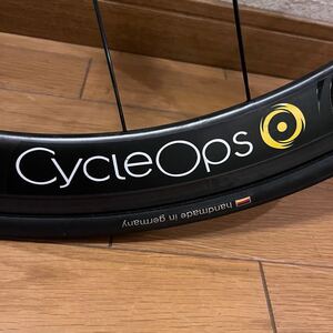 Cycle Ops カーボンホイール　チューブラー　ENVEリム　パワーメーター　continental competitionタイヤ　シマノフリー＋カンパフリー