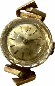 1円〜 Y 希少 金無垢 18KYG ROLEX ロレックス 2634 重量8.5g イエローゴールド レディース 手巻き アンティーク 時計 42341732