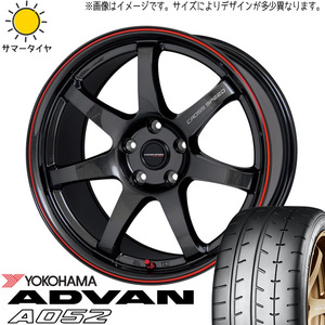 245/35R19 サマータイヤホイールセット カムリ etc (YOKOHAMA ADVAN A052 & CROSSSPEED CR7 5穴 114.3)