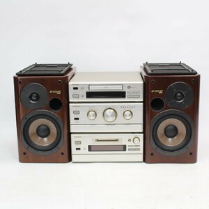 099)【1円スタート♪】ONKYO オンキョー システムコンポ A-922M/C-722M/MD-122MX CD/MD/プリメインアンプ 2001年製 再生確認済み