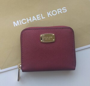 【新品】MICHAEL KORS　マイケルコース　折財布　ネイビー