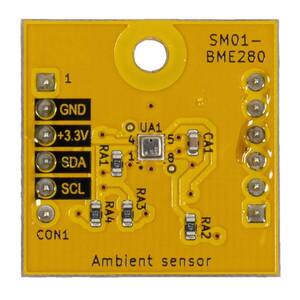 SM01-BME280 温度/湿度/気圧センサーBME280搭載環境センサモジュール 3.3V I2Cインターフェース(1個)