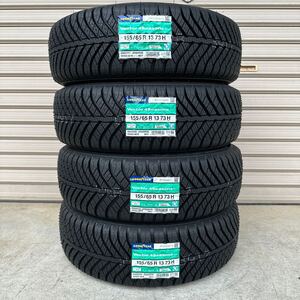 【2024年製】4本/28000円～◆155/65R13 155/65-13 GOODYEAR グッドイヤーベクター 4Seasons ハイブリッド オールシーズンタイヤ