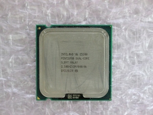 インテル Pentium プロセッサー E5200 2M キャッシュ 2.50 GHz 800 MHz FSB SLB9T 2個セット