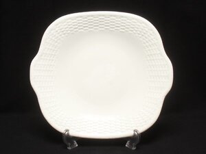 美品 ウェッジウッド B＆Bプレート スクエアプレート 皿 26cm ナンタケット NANTUCKET WEDGWOOD