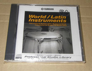 ★YAMAHA CD SAMPLER PSLCD-106 WORLD/LATIN INSTRUMENTS A3000/A4000/A5000 STUDIO LIBRARY★新品★MADE in JAPAN★