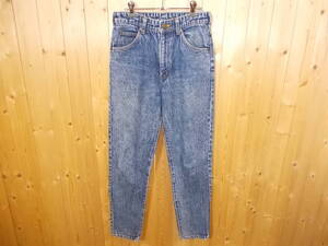 e573◆Wrangler ジーンズ◆w29 レディース ジップフライ ケミカルウォッシュ風 90年代 古着 オールド ラングラー デニム 5I