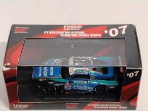 エブロ EBBRO 929 1/43 WOODONE ADVAN Clarion Z Super GT 500 2007 KANDO ADVAN Z LATE VERSION BLUE/BLACK