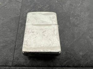 CT2493　 ZIPPO　オイルライター　SILVER　DROSS