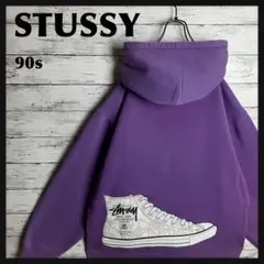 【入手困難‼︎】STUSSY◎90s ワールドツアー 名作 パーカー C192