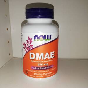 DMAE 250mg 100粒 NOW Foods ナウフーズ【新品・送料込】