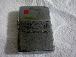 ZIPPO TWA　Pat.2517191Pat.PEND.Used　１９5０年代