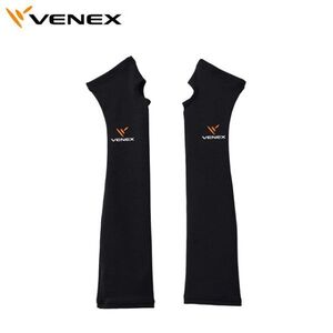 【送料無料　メール便】【新品即決】VENEX ベネクス ロングアームカバー ブラック(M)　6125-0304