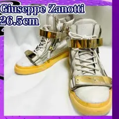 Giuseppe Zanotti ジュゼッペ ザノッティ 金具 白 金 26.5