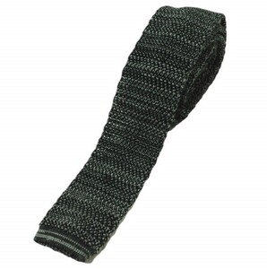 BEAMS PLUS ビームスプラス イタリア製 Knit Tie Silk Grandrelle シルクニットタイ 38-44-0094-107 BLACK ネクタイ g19984