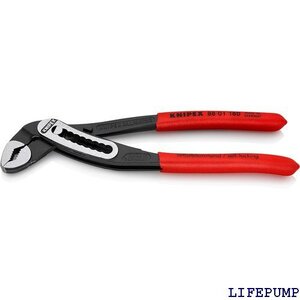 KNIPEX クニペックス 8801-180 アリゲーター ウォーターポンププライヤー SB 54