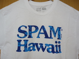 即決　ハワイ　SPAM HAWAII　スパム　Ｔシャツ　白色　Ｌ