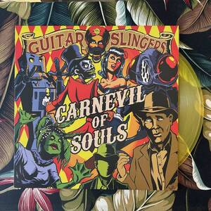 Guitar Slingers Yellow Vinyl LP Carnevil Of Souls .. 2015 Diablo Records GSLING-01 サイコビリー ロカビリー