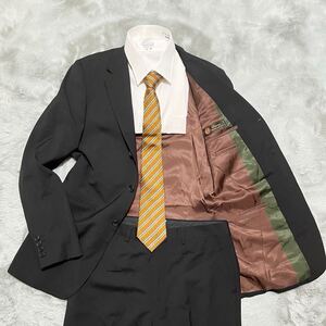 [極美品 最高級 XLサイズ] ポールスミス PaulSmith スーツ セットアップ 3B イタリア生地 SUPER120 レッソーナの艶 LESSONA レッソーナ 