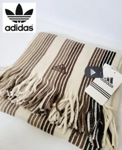 adidas　レディース　マフラー　ブラウン