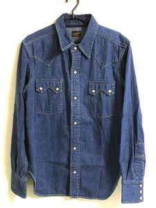 【即決】Sサイズ テンダーロイン T-WESTERN DENIM SHT デニムシャツ キムタク着 中古