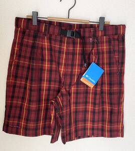 ☆新品タグ付☆定価7590円☆Columbia(コロンビア)　ハーフパンツ(Womens/Femmes Gypsy Plaid) XLサイズ/ハイキング　トレッキング　登山