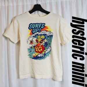 ヒステリックミニ HYSTERIC MINI リトルアンデルセン ラットフィンク風RAT FINKヒスミニちゃんＴシャツ サーフカットソー140サイズ070409